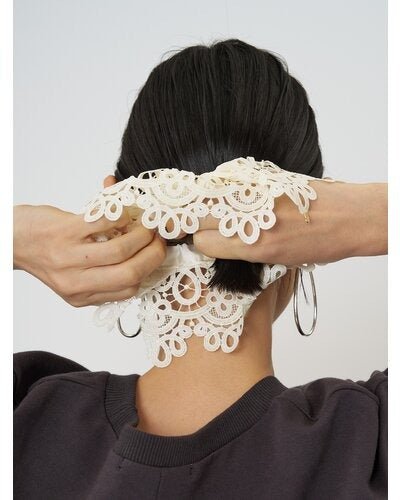 【CHIGNON 2026 SPRING】スカラップレースシュシュ - Champdelarose
