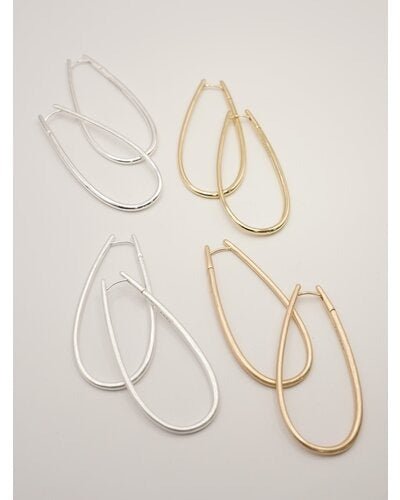 【CHIGNON 2026 SPRING】ドロップフープワンタッチピアス - Champdelarose