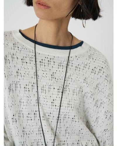 【CHIGNON 2026 SPRING】クラッシュドットニット - Champdelarose