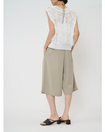 【CHIGNON 2026 SPRING】リラックスツイルキュロット - Champdelarose