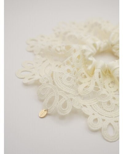 【CHIGNON 2026 SPRING】スカラップレースシュシュ - Champdelarose