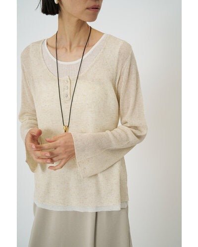 【CHIGNON 2026 SPRING】タンクレイヤードニット - Champdelarose