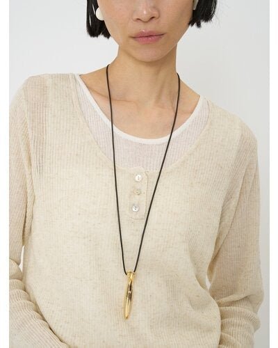 【CHIGNON 2026 SPRING】ロングチューブネックレス - Champdelarose