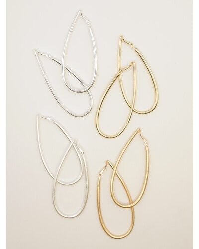 【CHIGNON 2026 SPRING】ドロップフープイヤリング - Champdelarose