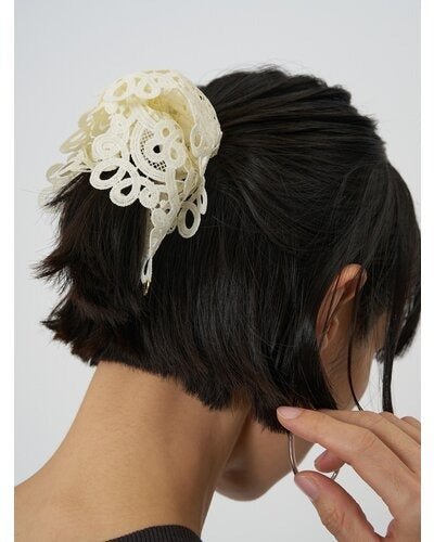 【CHIGNON 2026 SPRING】スカラップレースシュシュ - Champdelarose