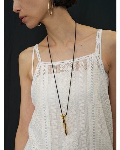【CHIGNON 2026 SPRING】ロングチューブネックレス - Champdelarose