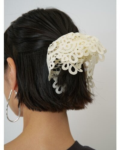 【CHIGNON 2026 SPRING】スカラップレースシュシュ - Champdelarose