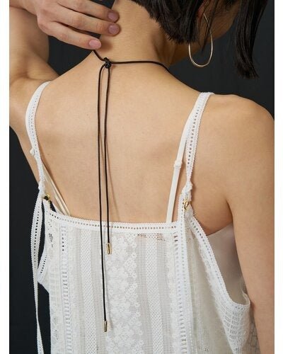 【CHIGNON 2026 SPRING】ロングチューブネックレス - Champdelarose