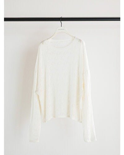 【CHIGNON 2026 SPRING】クラッシュドットニット - Champdelarose