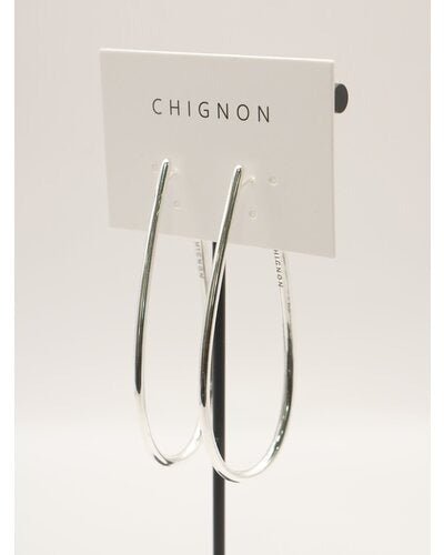 【CHIGNON 2026 SPRING】ドロップフープワンタッチピアス - Champdelarose