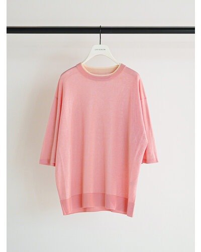 【CHIGNON 2026 SPRING】衿配色ハーフスリーブニット - Champdelarose