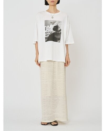 【CHIGNON 2026 SPRING】アニマルフォト"CAT"Tee - Champdelarose