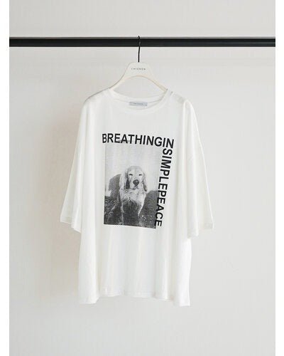 【CHIGNON 2026 SPRING】アニマルフォト"DOG"Tee - Champdelarose