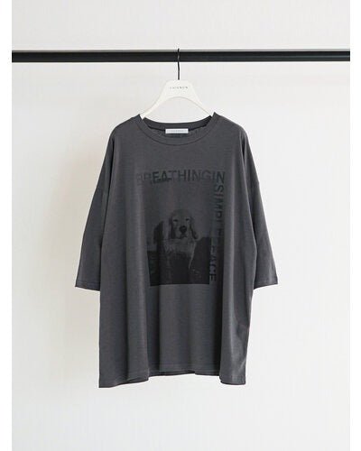 【CHIGNON 2026 SPRING】アニマルフォト"DOG"Tee - Champdelarose
