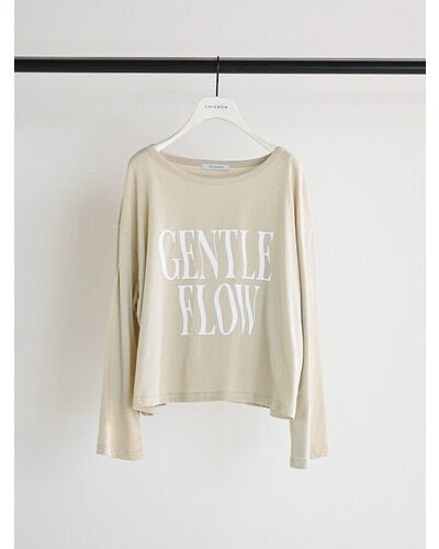 【CHIGNON 2026 SPRING】"FLOW"ウェイブロゴTee - Champdelarose