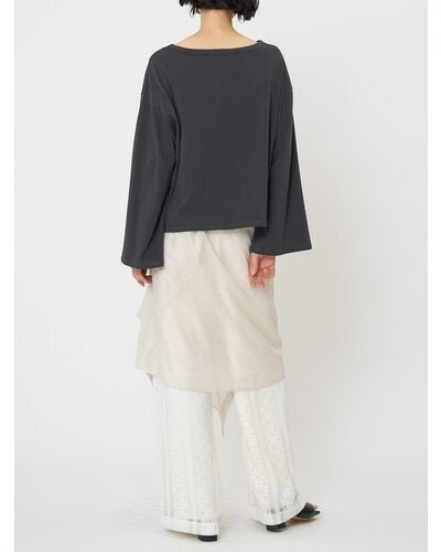 【CHIGNON 2026 SPRING】"FLOW"ウェイブロゴTee - Champdelarose