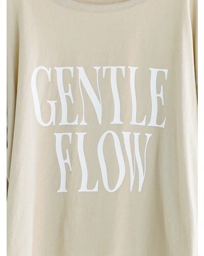 【CHIGNON 2026 SPRING】"FLOW"ウェイブロゴTee - Champdelarose