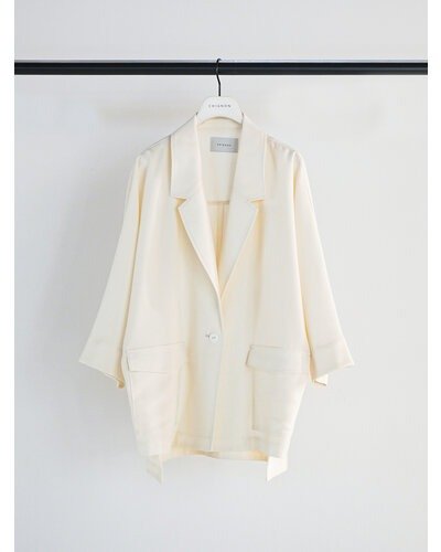【CHIGNON 2026 SPRING】サマーメッシュ麻混ドルマンJK - Champdelarose