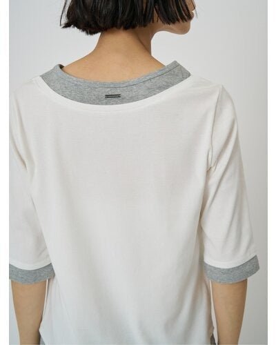 【CHIGNON 2026 SPRING】配色テレコハーフスリーブPO - Champdelarose