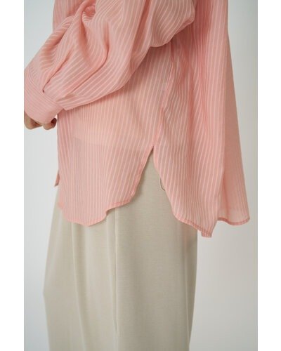 【CHIGNON 2026 SPRING】シアーストライプオーバーSH - Champdelarose
