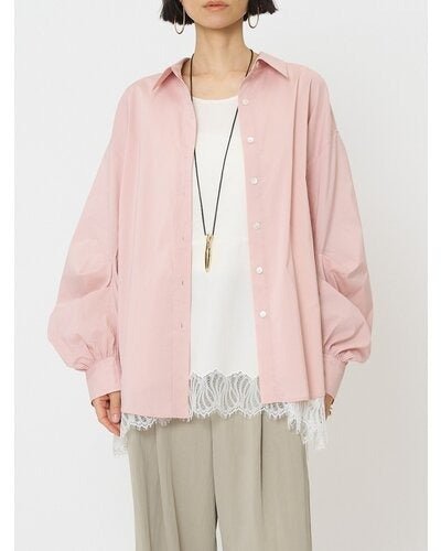 【CHIGNON 2026 SPRING】タックボリュームスリーブSH - Champdelarose