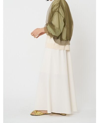 【CHIGNON 2026 SPRING】サマーメッシュ麻混バイアスSK - Champdelarose