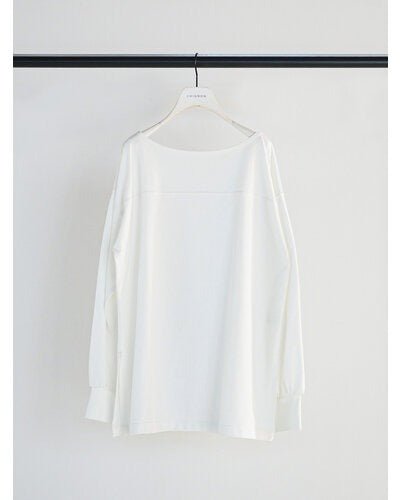 【CHIGNON 2026 SPRING】度詰天竺ボートネックロンT - Champdelarose