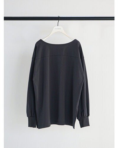 【CHIGNON 2026 SPRING】度詰天竺ボートネックロンT - Champdelarose