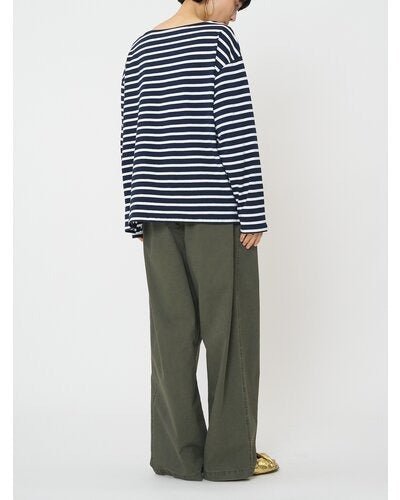 【CHIGNON 2026 SPRING】ボーダープリントロンTee - Champdelarose