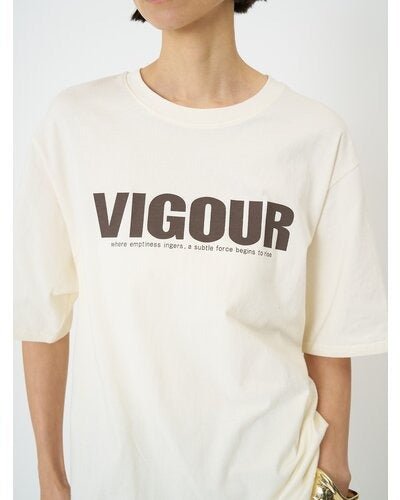 【CHIGNON 2026 SPRING】"VIGOUR"プリントTee - Champdelarose