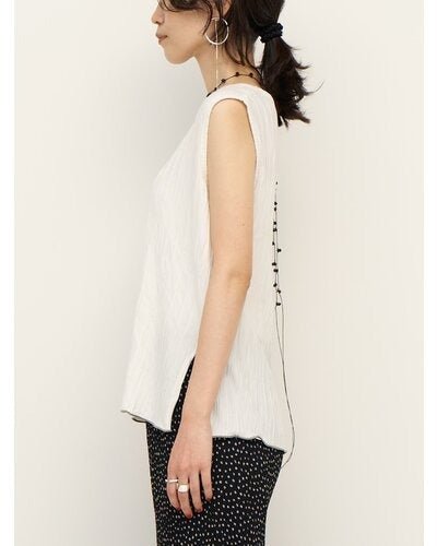 【CHIGNON 2026 SS COLLECTION】ラインワッシャータンクトップ - Champdelarose
