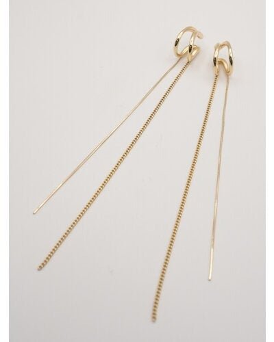 【CHIGNON 2026 SS COLLECTION】ダブルラインチェーンイヤカフセット - Champdelarose