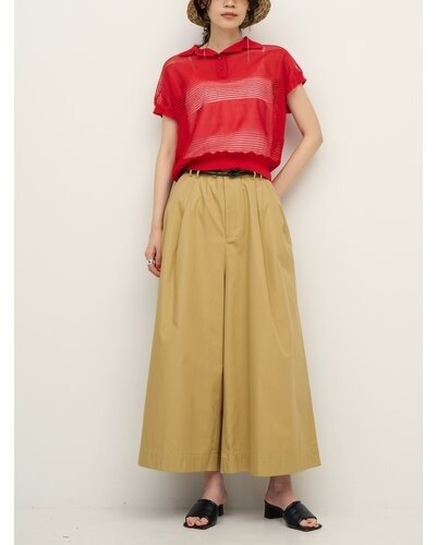 【CHIGNON 2026 SS COLLECTION】スカシボーダーポロニット - Champdelarose