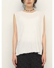 【CHIGNON 2026 SS COLLECTION】ラインワッシャータンクトップ - Champdelarose