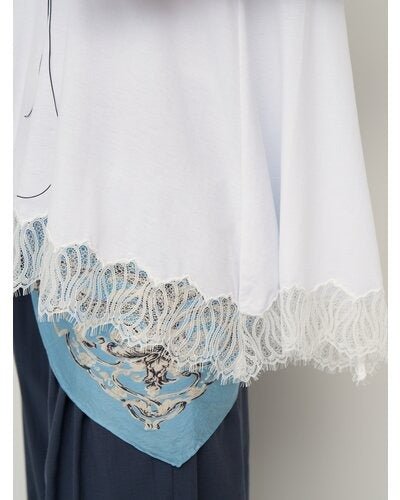 【CHIGNON 2026 SS COLLECTION】レースフレンチカットソー - Champdelarose