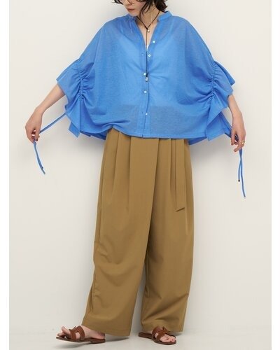 【CHIGNON 2026 SS COLLECTION】ドロストフレアワイド2WAYBL - Champdelarose