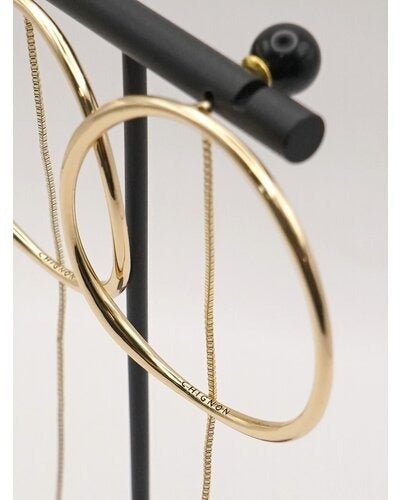 【CHIGNON 2026 SS COLLECTION】サークルフープオニキス3WAYピアス - Champdelarose