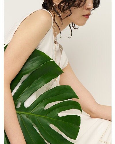 【CHIGNON 2026 SS COLLECTION】サークルフープオニキス3WAYピアス - Champdelarose