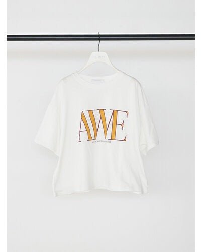 【CHIGNON 2026 SS COLLECTION】"AWE"プリントクロップドTee - Champdelarose