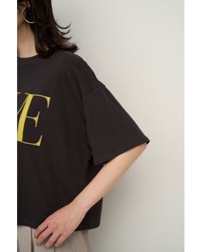 【CHIGNON 2026 SS COLLECTION】"AWE"プリントクロップドTee - Champdelarose