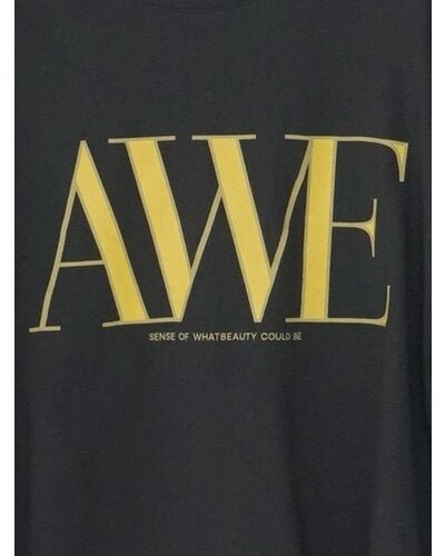 【CHIGNON 2026 SS COLLECTION】"AWE"プリントクロップドTee - Champdelarose