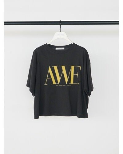 【CHIGNON 2026 SS COLLECTION】"AWE"プリントクロップドTee - Champdelarose