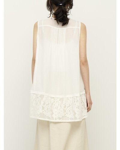 【CHIGNON 2026 SS COLLECTION】シアーメッシュ×レースチュニックBL - Champdelarose
