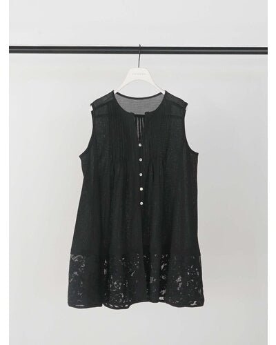 【CHIGNON 2026 SS COLLECTION】シアーメッシュ×レースチュニックBL - Champdelarose