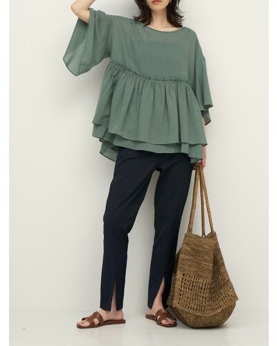 【CHIGNON 2026 SS COLLECTION】ダブルギャザーオーバーBL - Champdelarose