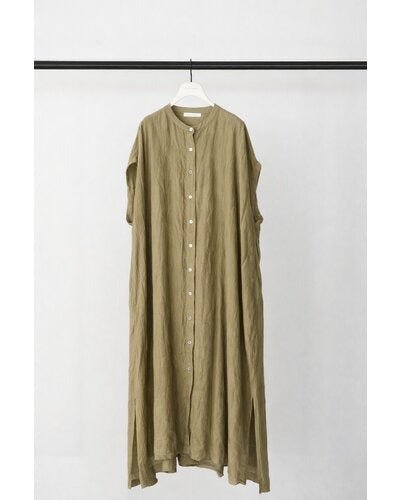 【CHIGNON 2026 SS COLLECTION】リネンタッチロングシャツOP - Champdelarose