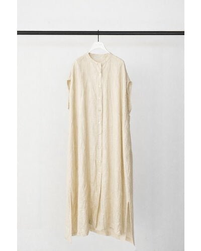 【CHIGNON 2026 SS COLLECTION】リネンタッチロングシャツOP - Champdelarose
