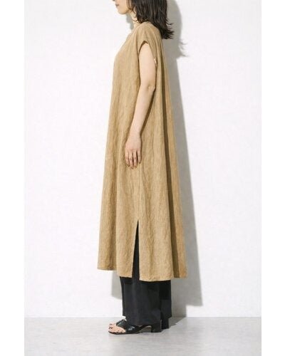 【CHIGNON 2026 SS COLLECTION】リネンタッチロングシャツOP - Champdelarose