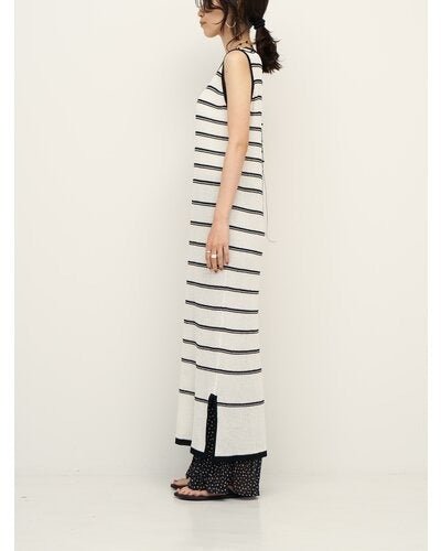 【CHIGNON 2026 SS COLLECTION】シアーボーダーニットOP - Champdelarose