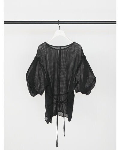 【CHIGNON 2026 SS COLLECTION】シアーチェックボリュームスリーブPO - Champdelarose